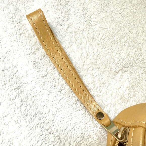 Portland Leather Champagne Small Roswell Pouch - Brand New - Picture 8 of 8
